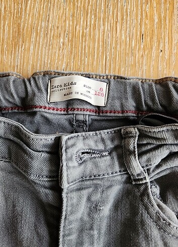 8 Yaş Beden gri Renk Zara 8 yaş skinny jean