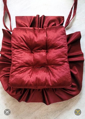  Beden Bordo Parlak Klasik Minder