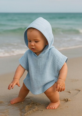 Mavi Kolsuz  multimuslin Panço - Görsel 3