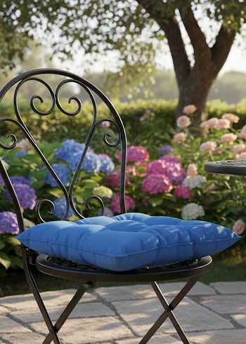 Mavi Dört Parça Yastık Seti - Görsel 3