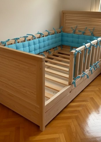 Çocuk Yatak Turkuaz Minder - Görsel 3