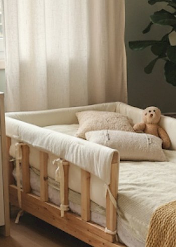 Beyaz Bebek Yatak Koruyucu Minder - Görsel 5