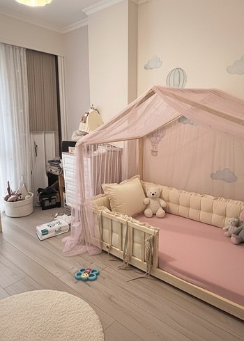 Bağcıklı Bebek Uyku Koruyucu Minder - Görsel 5