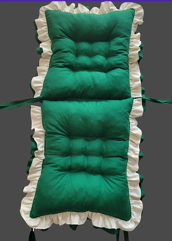 Yeşil Nakışlı Klasik Minder - Görsel 2