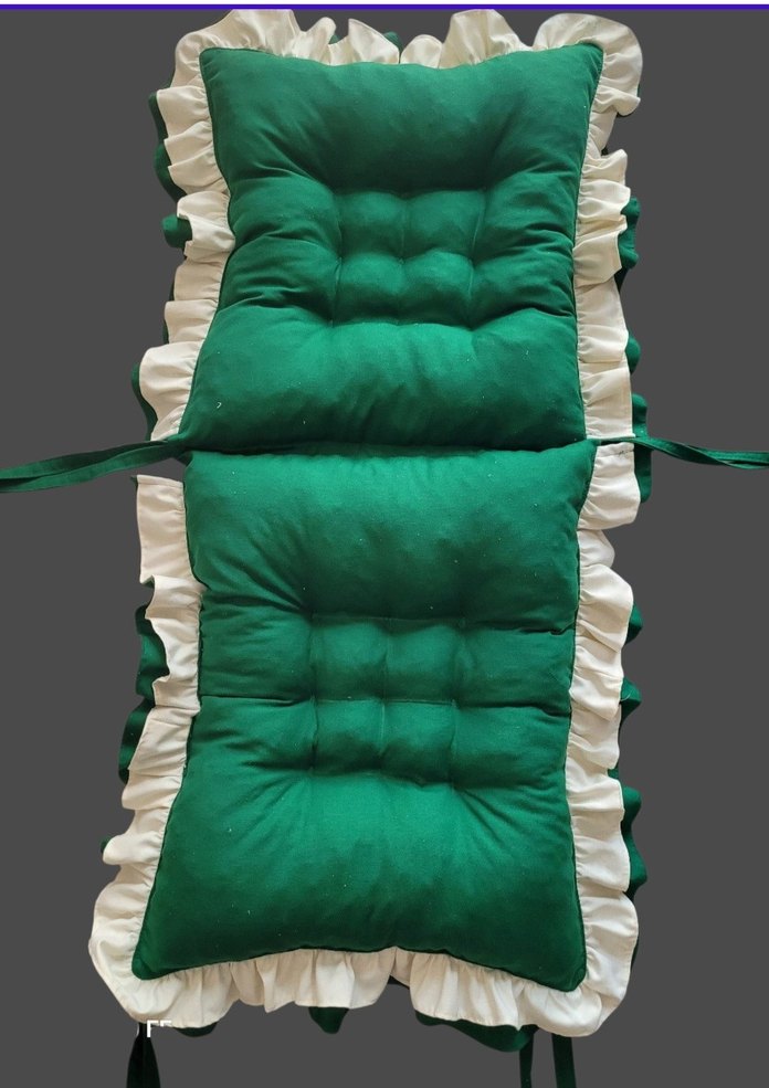 Yeşil Nakışlı Klasik Minder - Görsel 2