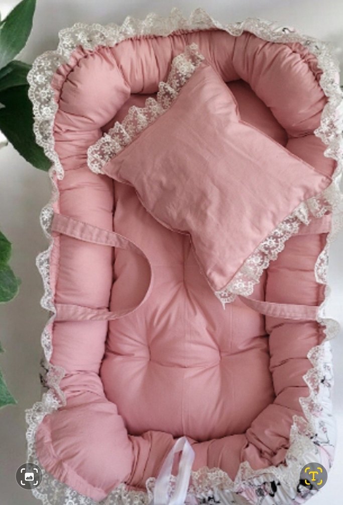 Pembe Desenli Bebek Yatağı - Görsel 3