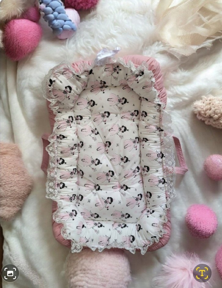 Pembe Desenli Bebek Yatağı - Görsel 2