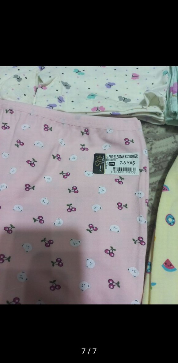 Çocuklar için Pastel Renkli Baskılı Boxer Seti - Görsel 4