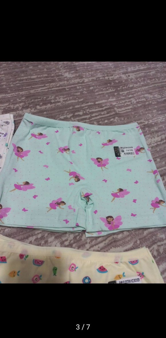 Çocuklar için Pastel Renkli Baskılı Boxer Seti - Görsel 3