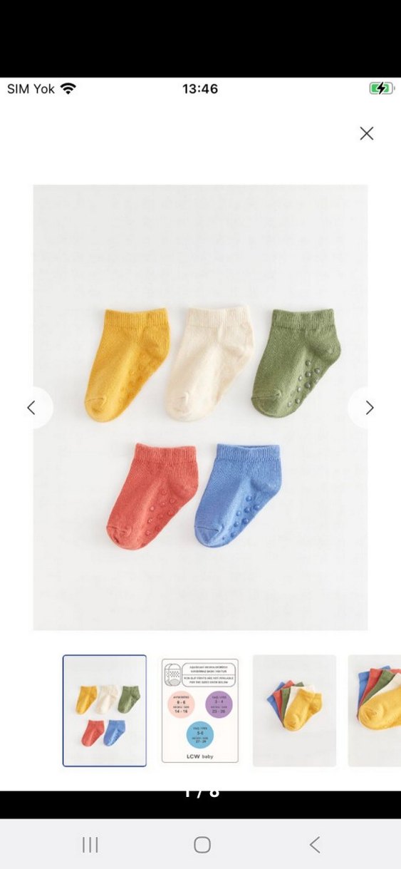 LCW Erkek Çocuk Çok Renkli Baskılı Çorap Seti - Görsel 4