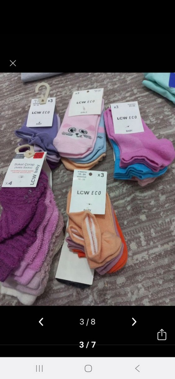 LCW Erkek Çocuk Çok Renkli Baskılı Çorap Seti - Görsel 5