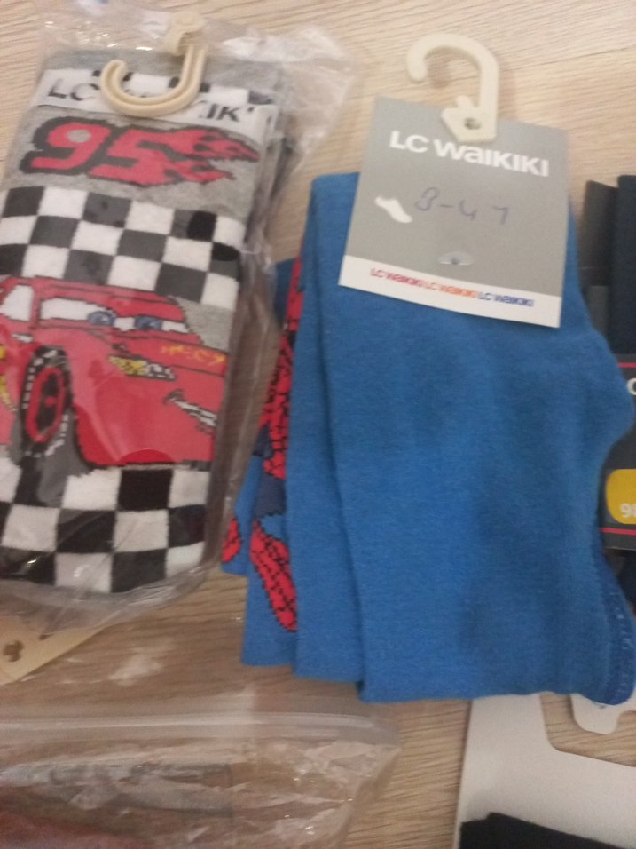 Gri Mini Erkek Çorap Seti 1 adet kilotlu corap - Görsel 3