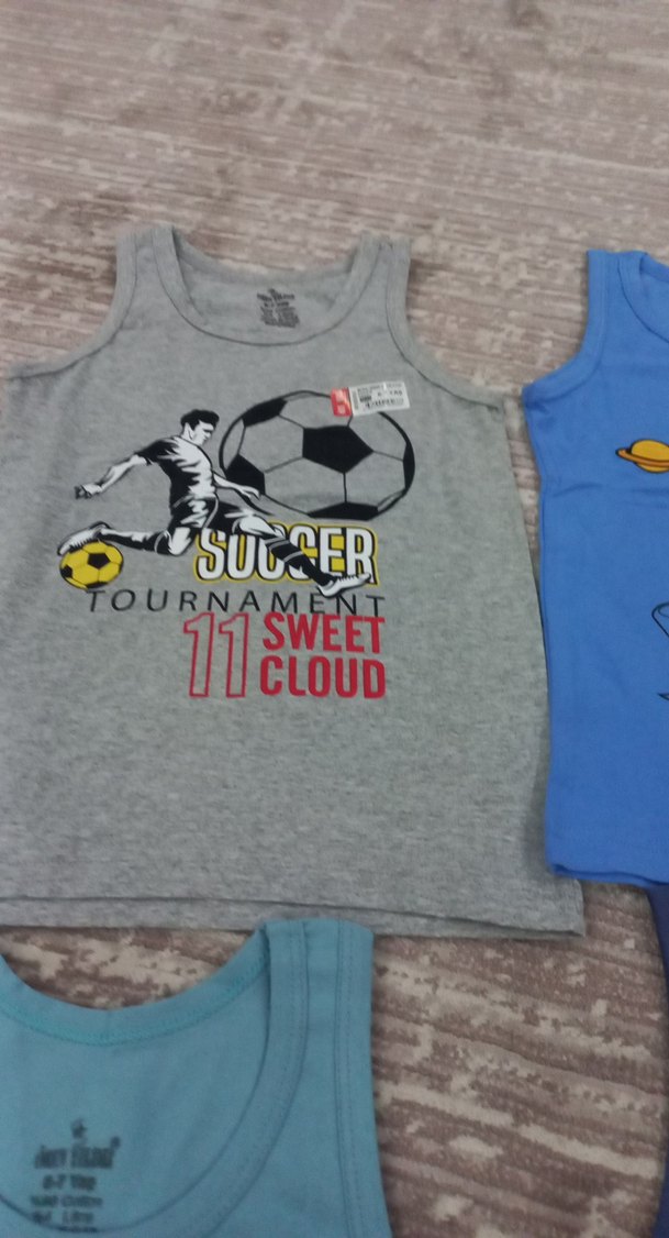 Erkek Çocuk Renkli Baskılı Tişörtler - Görsel 4