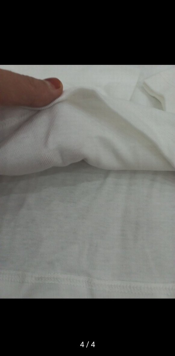 Kız Çocuk Beyaz Uzun Kollu Düğmeli Tişört - Görsel 3