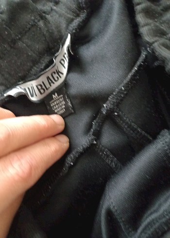 Siyah Rahat Kesim Kadın Eşofman Altı - Görsel 7