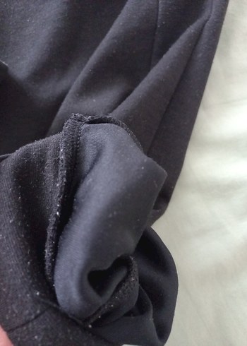 Siyah Rahat Kesim Kadın Eşofman Altı - Görsel 2