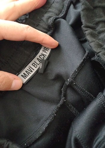 Siyah Rahat Kesim Kadın Eşofman Altı - Görsel 8