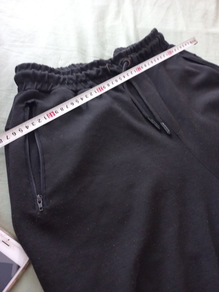 Siyah Rahat Kesim Kadın Eşofman Altı - Görsel 5