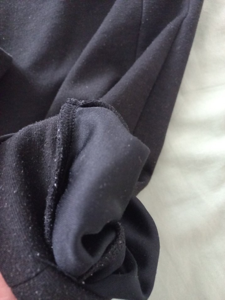 Siyah Rahat Kesim Kadın Eşofman Altı - Görsel 2