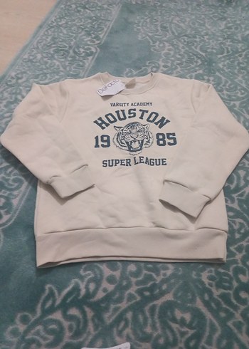 Gri Baskılı Erkek Sweatshirt ve Eşofman Takımı - Görsel 2