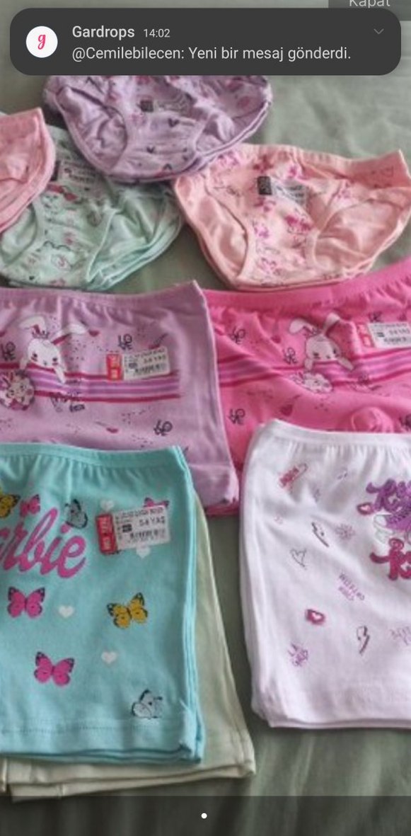 Çocuklar için Pastel Renkli Baskılı Atlet - Görsel 2