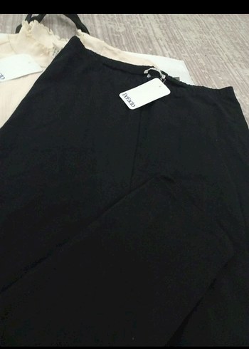 Beyaz Baskılı Uzun Kollu Bebek Kız Takımı - Görsel 3