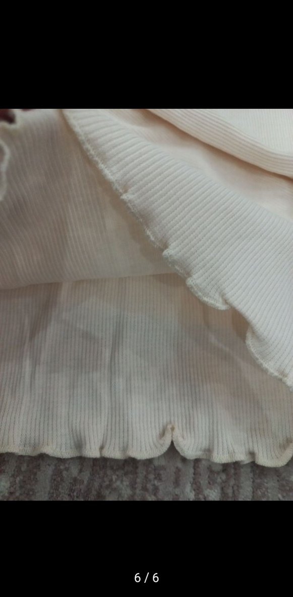 Beyaz Baskılı Uzun Kollu Bebek Kız Takımı - Görsel 5