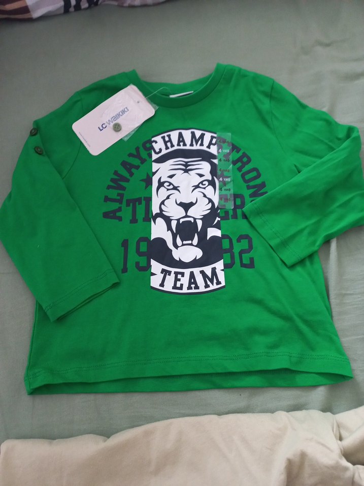 Erkek Çocuk Uzun Kollu Baskılı Tişört 1 adet - Görsel 4