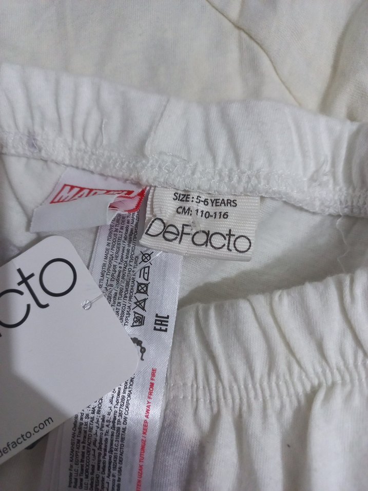 Kız Çocuk Beyaz Batik Desenli Sweatshirt ve Eşofman - Görsel 4