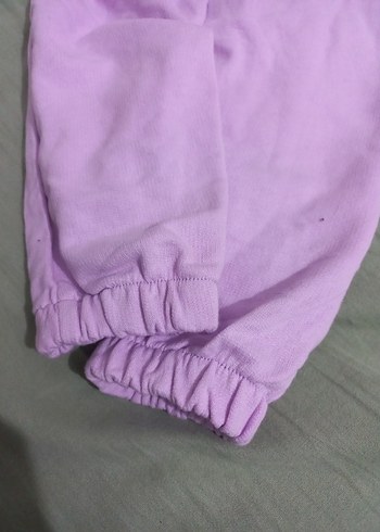 Pembe Rahat Kesim Kız Eşofman Altı - Görsel 4