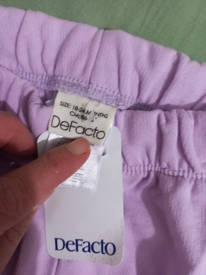 Pembe Rahat Kesim Kız Eşofman Altı - Görsel 2