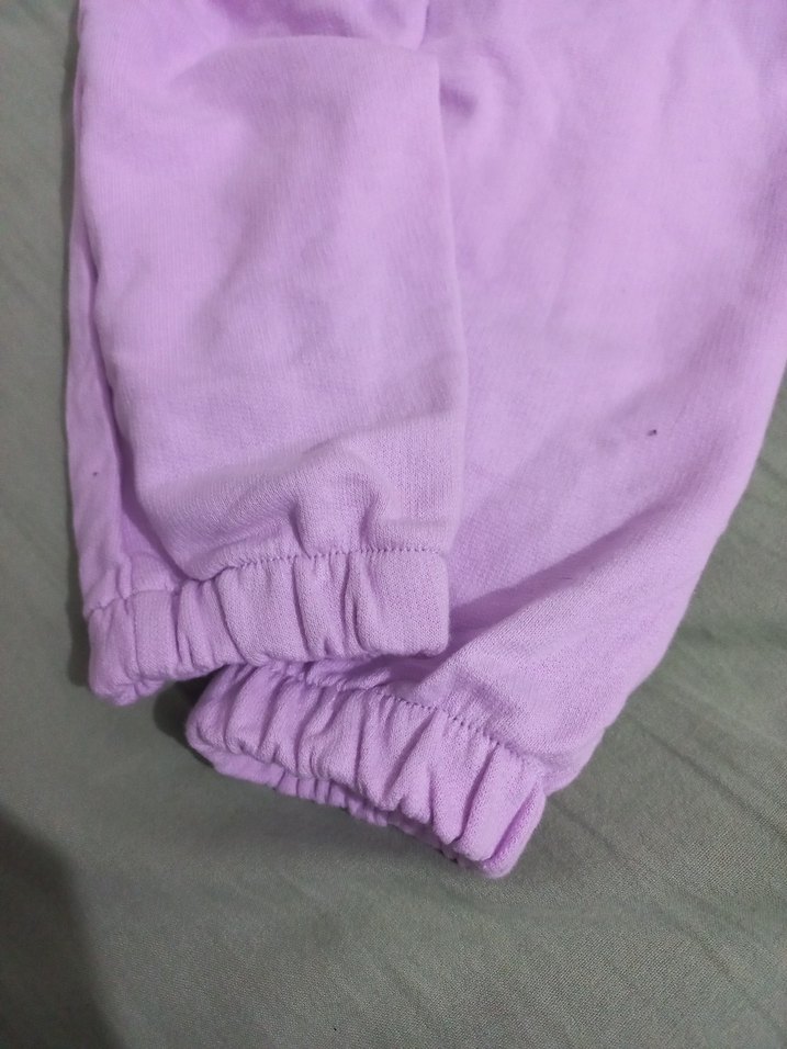 Pembe Rahat Kesim Kız Eşofman Altı - Görsel 4