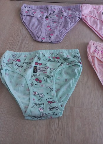 Nakışlı Pastel Mini Kadın Külot Seti - Görsel 2