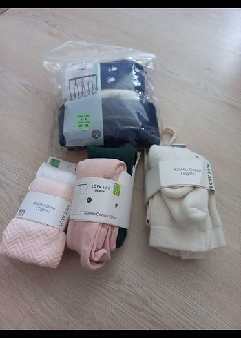 Renkli Baskılı Çocuk Külotlu Çorap 2'li - Görsel 2