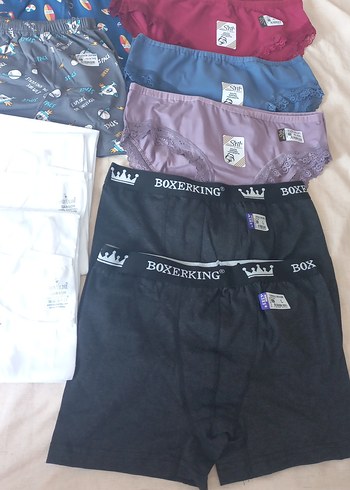 BoxerKing Erkek Mor Fitted Boxer