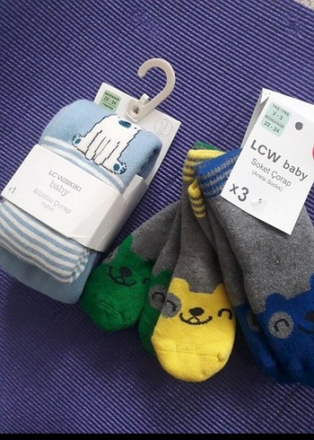 Kız Çocuk Çok Renkli Pamuklu Çorap Seti - Görsel 2