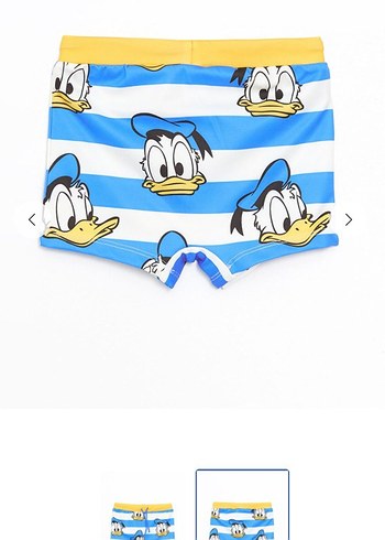 Çizgili Mavi Donald Duck Erkek Çocuk Mayo - Görsel 2