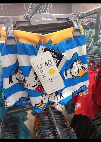 Çizgili Mavi Donald Duck Erkek Çocuk Mayo - Görsel 3