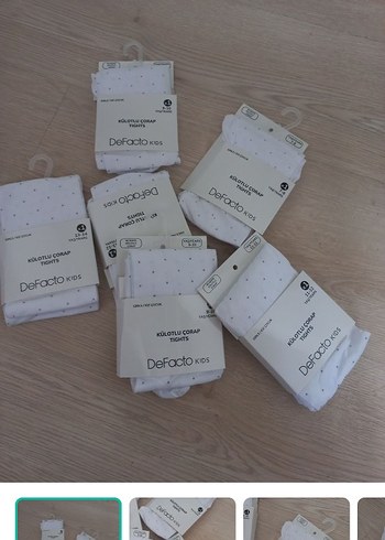 Defacto Kids Beyaz Mini Desenli Cocuk Corap Seti