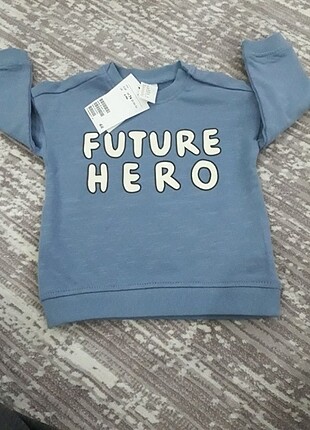 H&m 9,12 ay sweatshirt sifir etiketli