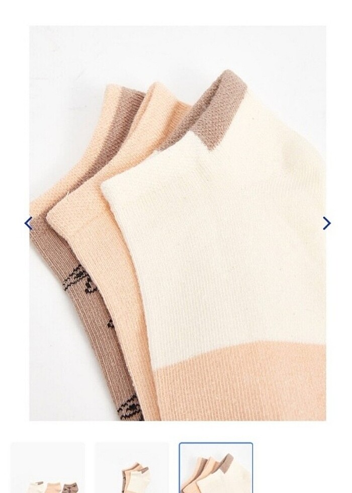 Lcw etiketli sıfır 34,37no  3lu corap - Görsel 3