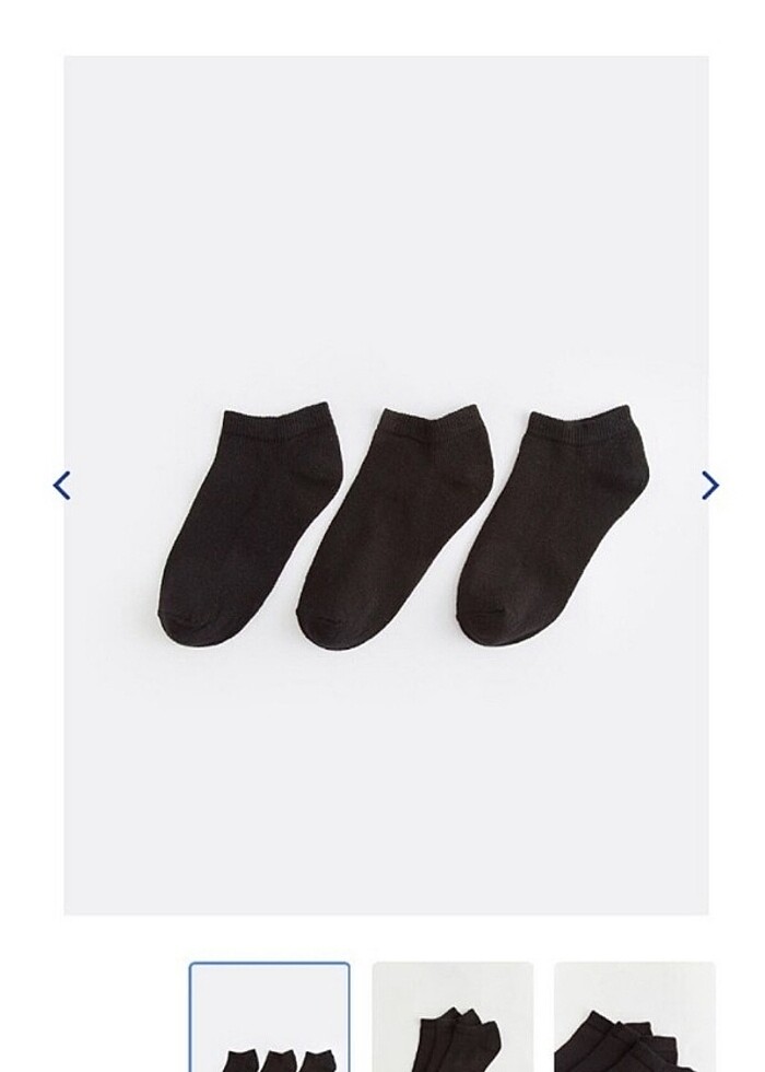 Lcw etiketli sıfır 34,37no  3lu corap - Görsel 4