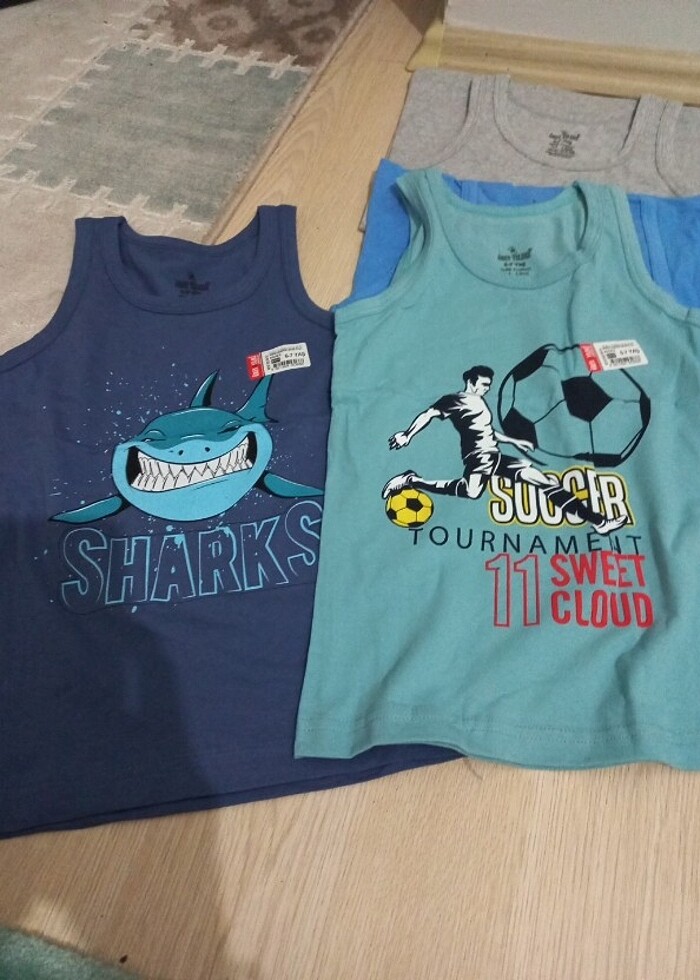 Ören yıldız 6,7 yas 100de 100 pamuklu  - Görsel 2