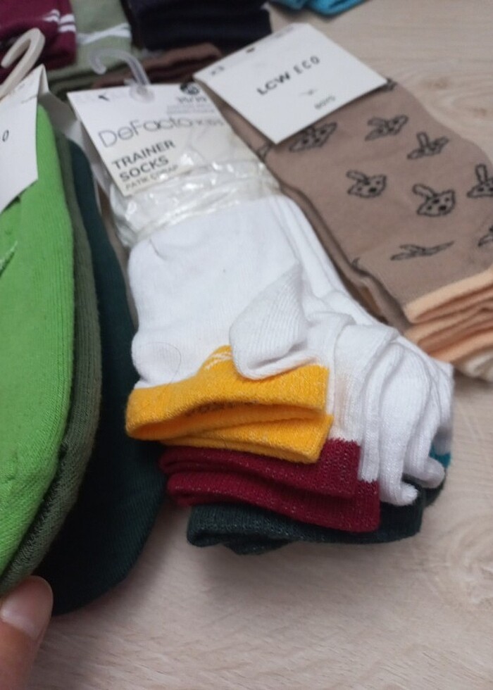 Lcw etiketli sıfır 35,39 no 3 çift corap - Görsel 2