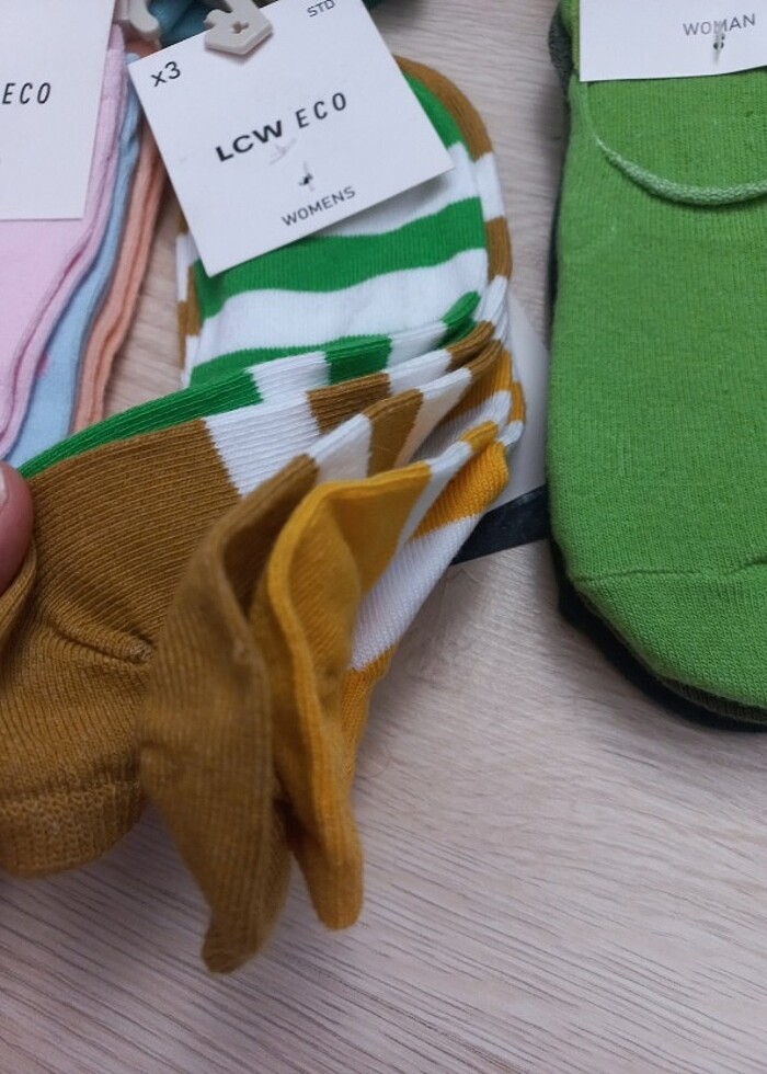 Lcw etiketli sıfır 35,39 no 3 çift corap - Görsel 3