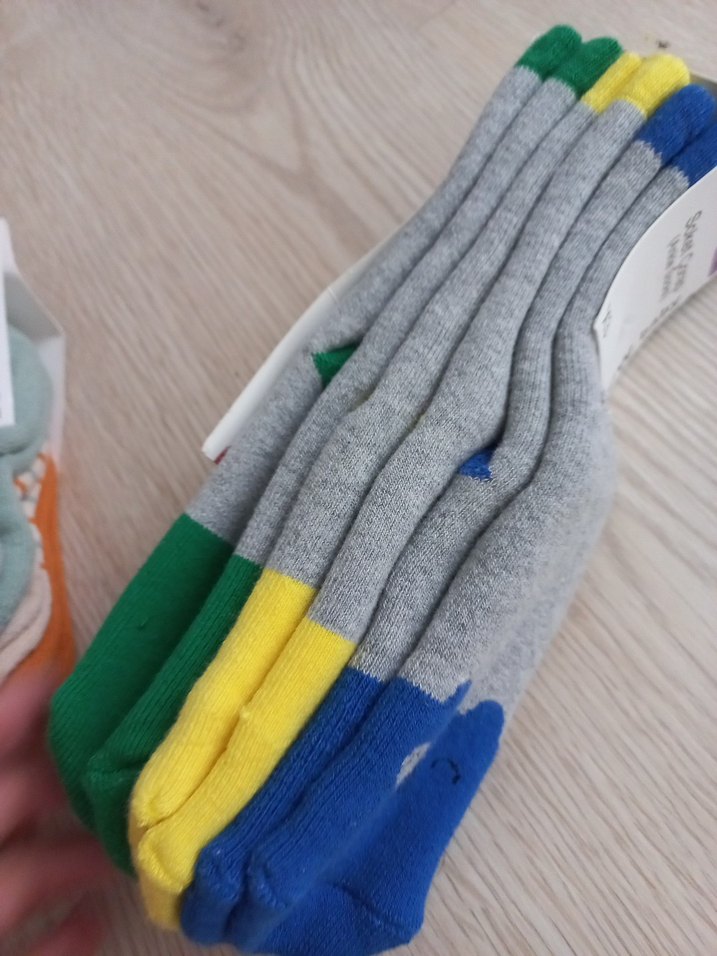 Erkek Çocuk Çok Renkli Baskılı Çorap Seti 3 cift - Görsel 3