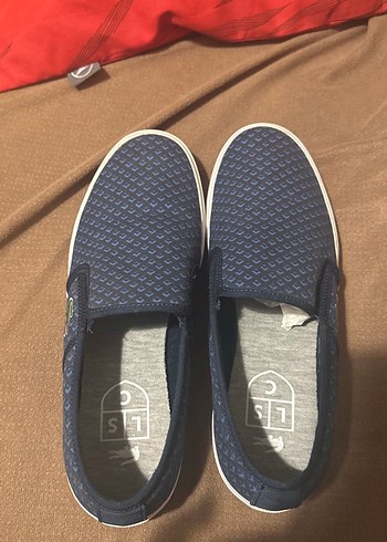 Lacoste Mavi Erkek Espadril Kaydırmaz Tabanlı spor ayakkabı - Görsel 8