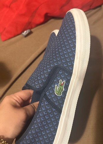 Lacoste Mavi Erkek Espadril Kaydırmaz Tabanlı spor ayakkabı - Görsel 6