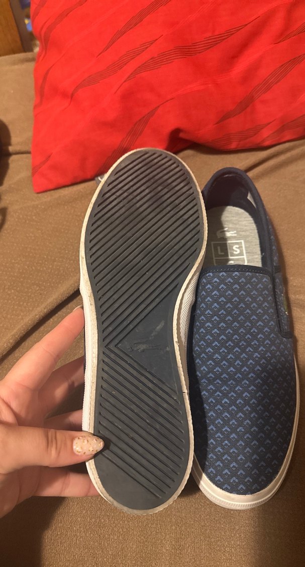 Lacoste Mavi Erkek Espadril Kaydırmaz Tabanlı spor ayakkabı - Görsel 4