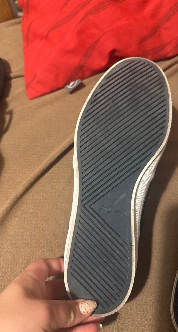 Lacoste Mavi Erkek Espadril Kaydırmaz Tabanlı spor ayakkabı - Görsel 5